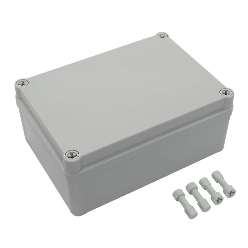 LeMotech Waterproof Dustproof IP67 Junction Box DIY Case Enclosure Gray