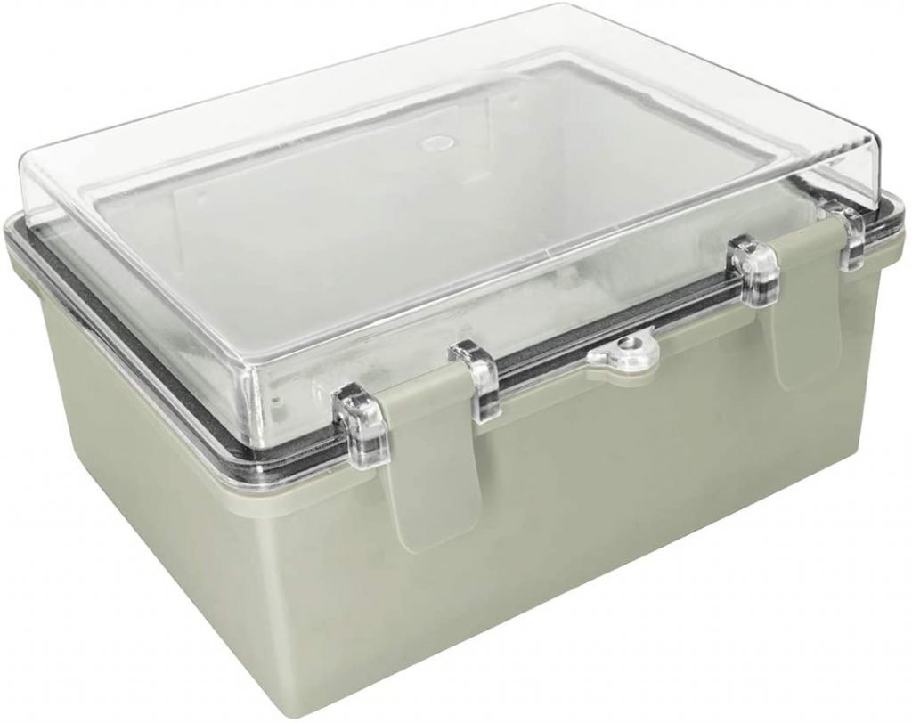 durable electrical enclosure hinged with ABS construction