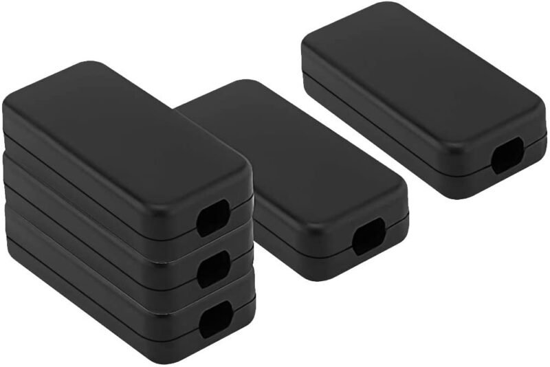 black plastic electrical enclosure box boxes
