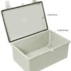 PVC electrical box hinged shell design