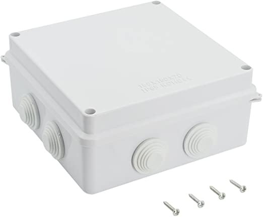 Large waterproof outdoor junction box for wiring protection