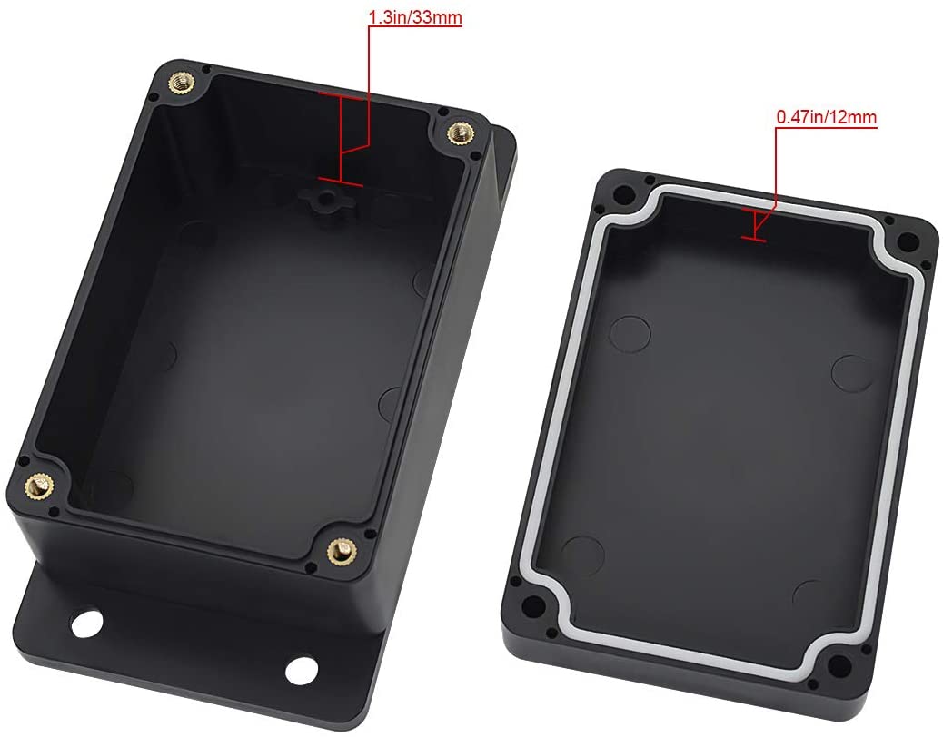 Waterproof Electrical Box IP65 (15(L) x 10(W) x 7(H) cm) (Code51935) -  MECATO - ميكاتو