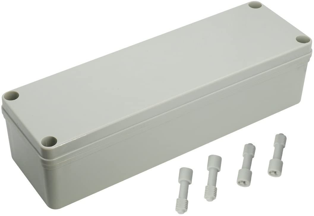 Ip67 Lemotech Junction Box LuSumtly IP67 Waterproof Junction Box - ABS Plastic Electrical Enclosure With Mounting Plate & Cable Glands Cable Box