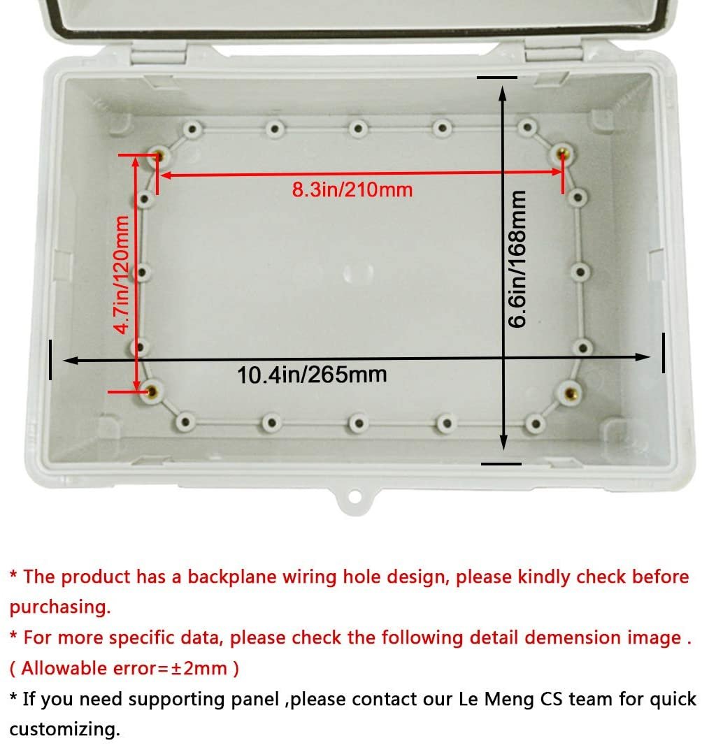 IP65 junction box for outdoor electrical projects
