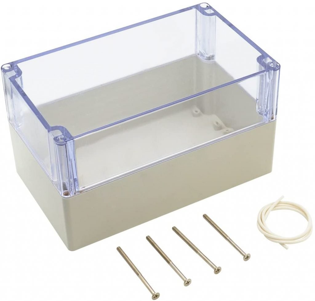 weather proof junction box transparent cover