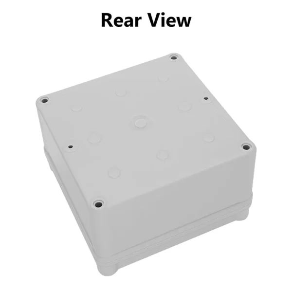 LeMotech Junction Box IP67 Waterproof Dustproof ABS Plastic Project Box for Electrical Outdoor Enclosure Gray 4.9 x 4.9 x 3 inch (125 x 125 x 75 mm) - Image 2