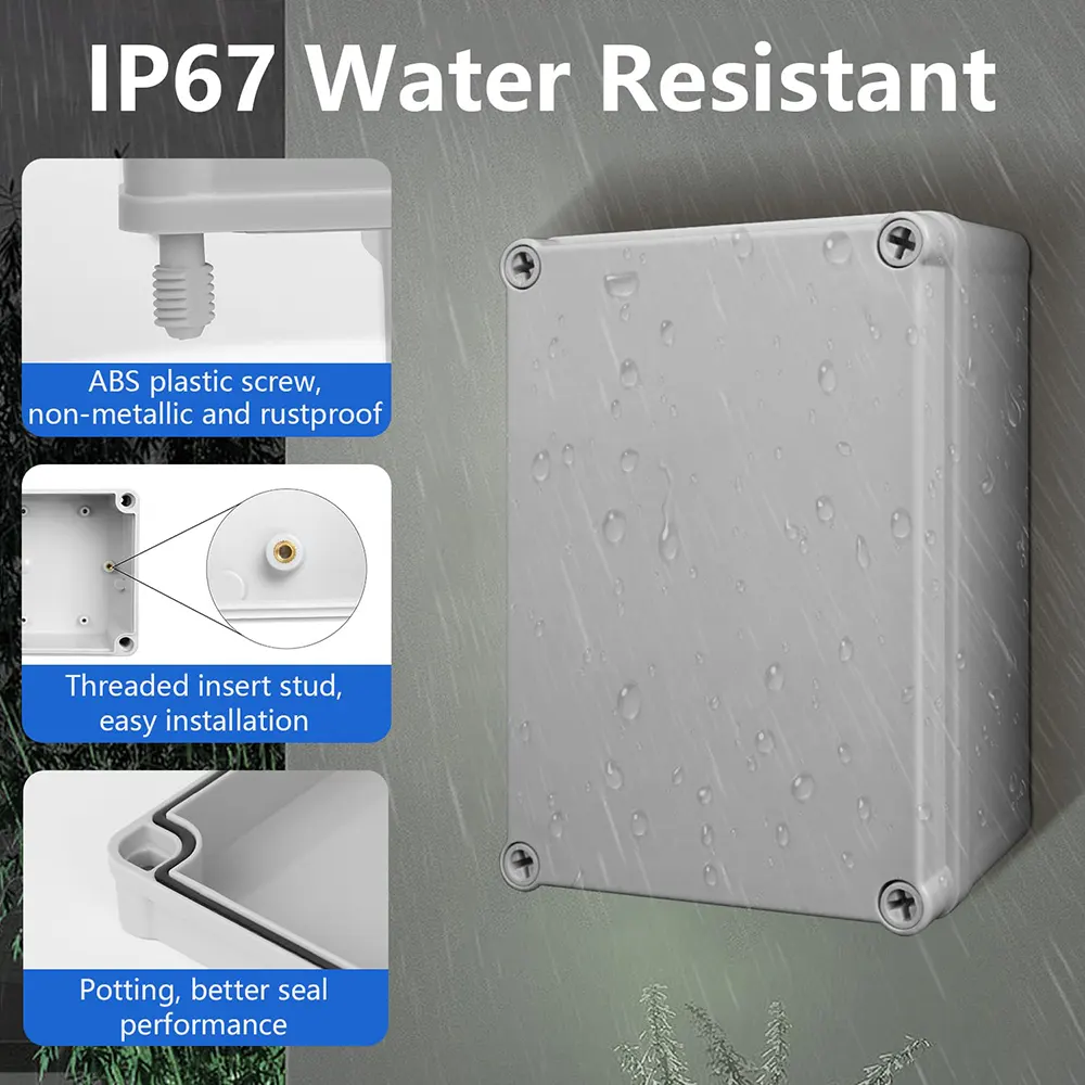 Electrical Outdoor Waterproof ABS Box details