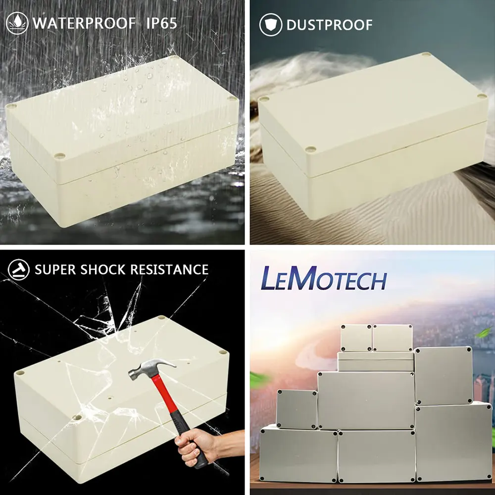 Waterproof Dustproof IP65 ABS Plastic Junction Box