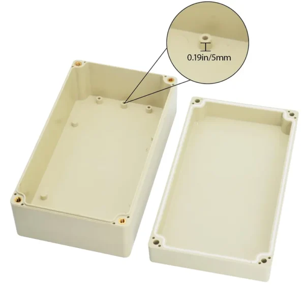 Waterproof Dustproof IP65 ABS Plastic Junction Box inside
