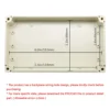 Waterproof dustproof junction box for power supply protection