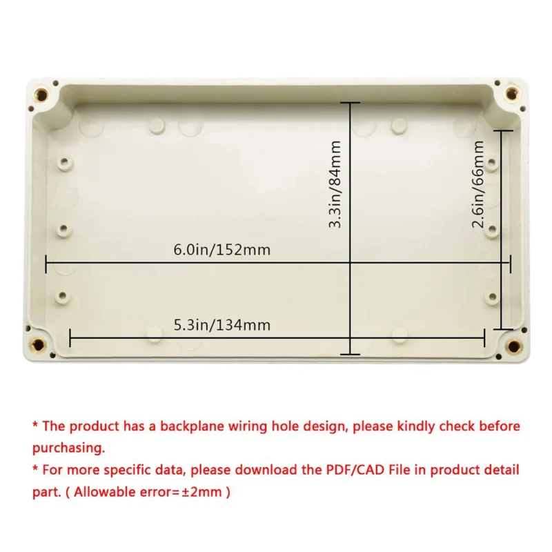 Waterproof dustproof junction box for power supply protection