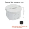 IP55 ABS Plastic Junction Box