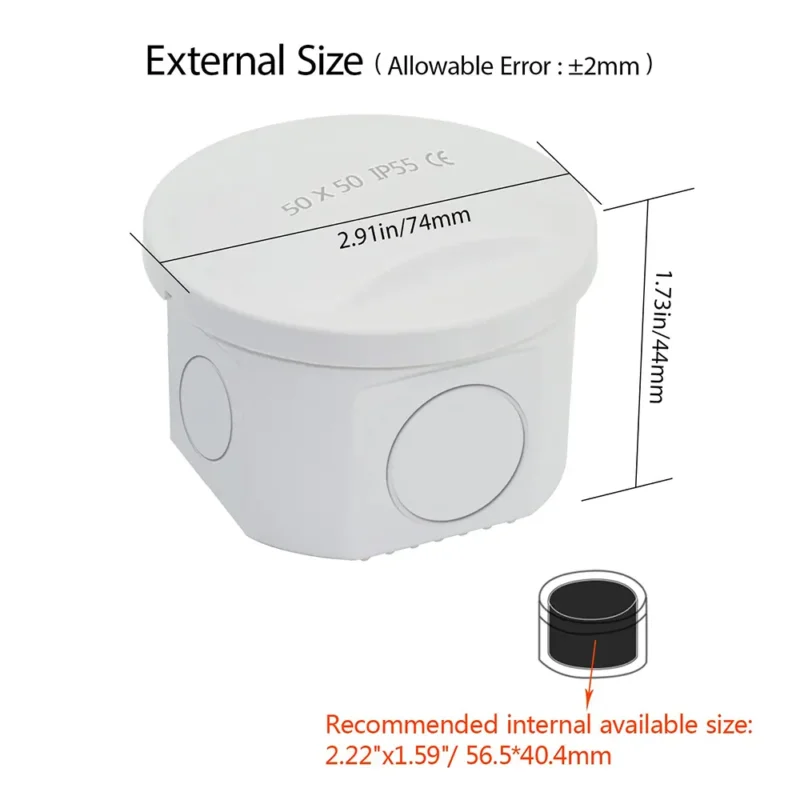 IP55 ABS Plastic Junction Box
