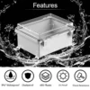 Waterproof transparent cover electrical box