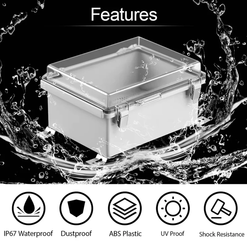 Waterproof transparent cover electrical box