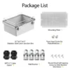 Electrical junction boxes plastic with waterproof and dustproof protection