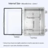 Waterproof transparent cover electrical box