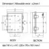 LeMotech junction box waterproof for outdoor use