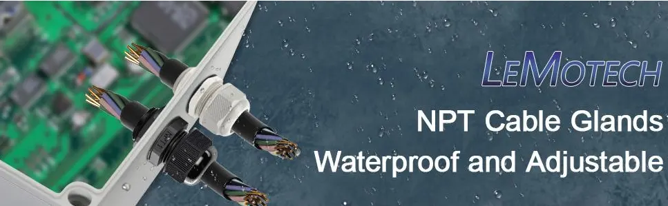 Waterproof Adjustable 24-32mm Cable Connectors 