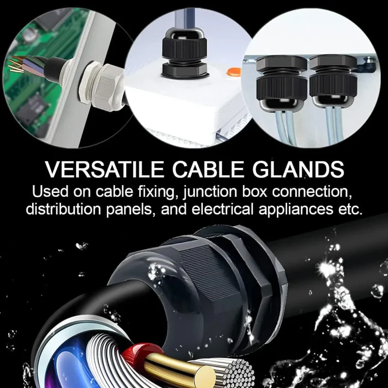 Waterproof Adjustable 24-32mm Cable Connectors