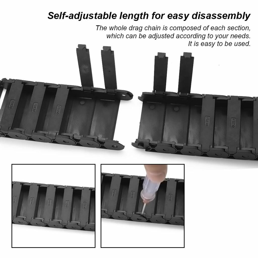 plastic drag chain cable carrier installation tips