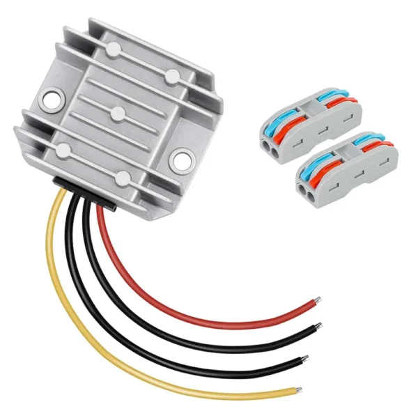LeMotech DC 48v to 12v Converter 10A 120W Step Down Converter Voltage Reducer IP68 Waterproof Transformer for Golf Cart Truck Boat Vehicle - Image 2