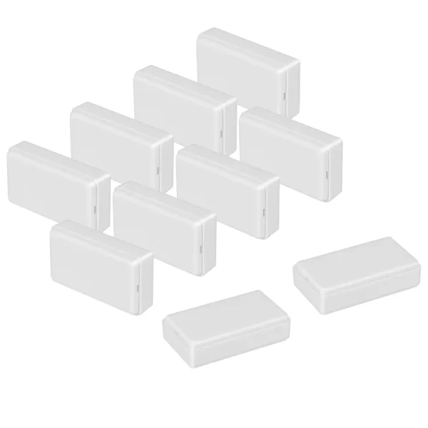 LeMotech 5Pcs ABS Plastic Electrical Project Case Power Junction Box, Project Box White - Image 2