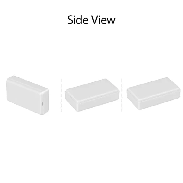 LeMotech 5Pcs ABS Plastic Electrical Project Case Power Junction Box, Project Box White - Image 7