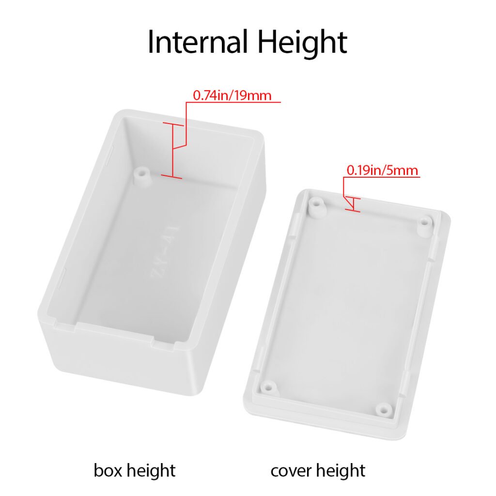 LeMotech ABS project box with IP65 rating for DIY and industrial electronics