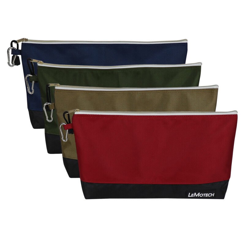 Tool Pouch - LEMOTECH Heavy-Duty Water Resistant Portable Tool Pouch