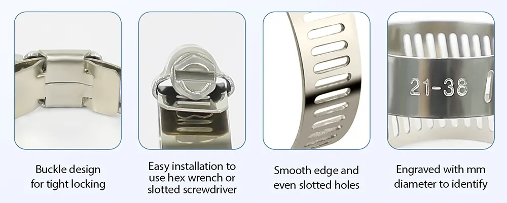 Hose Clamp Stainless Steel Adjustable