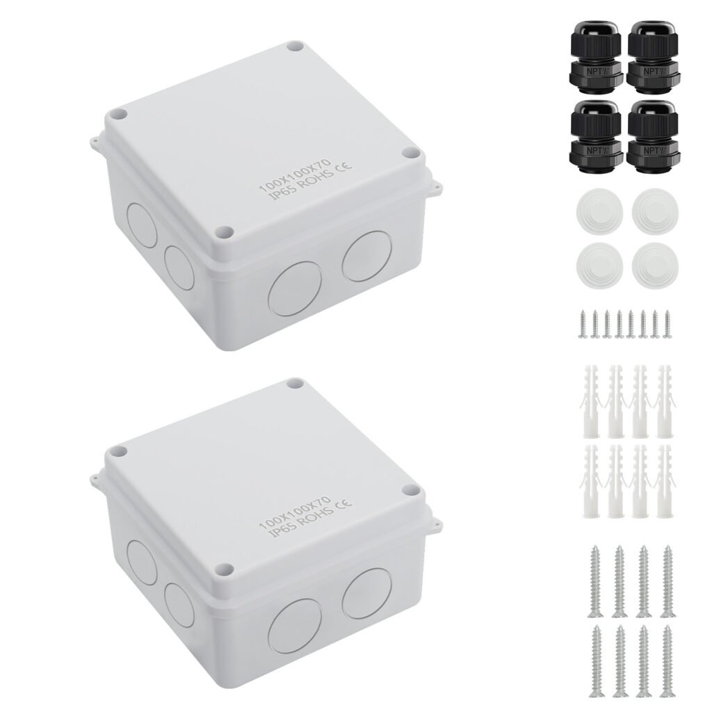 LeMotech plastic electrical enclosure durable outdoor use